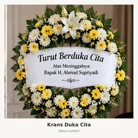 Krans Bunga Duka Heaven Memorial Park